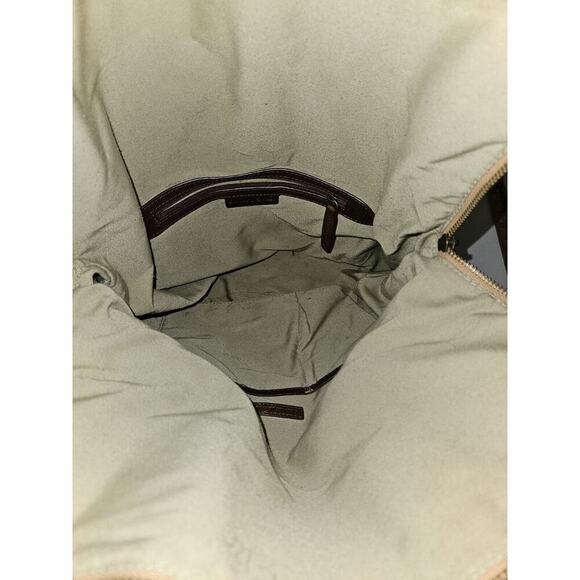 Cynthia Rowley Brown Foldover Leather Satchel Women's Handbag - Picture 16 of 16